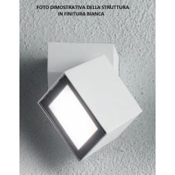 STEVE APPLIQUE DA ESTERNO IP54 ORIENTABILE LED 12W LUCE 4000K BIANCO,SILVER O MARRONE MODERNA ONDALUCE CICIRIELLO - Cristalensi 2