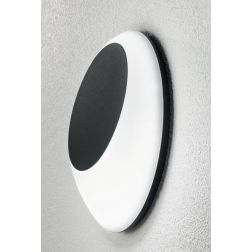 SHELL APPLIQUE DA ESTERNO IP65 LED 13W NERO ARGENTO DI ONDALUCE ONDALUCE CICIRIELLO - Cristalensi Shop Online 2