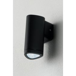 RAV1 APPLIQUE DA ESTERNO IP54 NERO ARGENTO MODERNA ED ECONOMICA DI ONDALUCE ONDALUCE CICIRIELLO - Cristalensi Shop Online 2