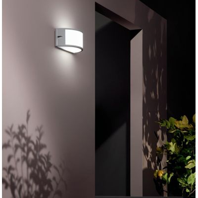 FABIUS APPLIQUE DA ESTERNO IP44 NERO BIANCO ARGENTO MODERNA ED ECONOMICA DI CICIRIELLO ONDALUCE CICIRIELLO - Cristalensi Shop On