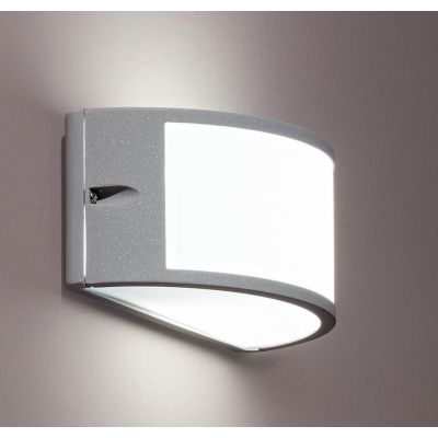 FABIUS APPLIQUE DA ESTERNO IP44 NERO BIANCO ARGENTO MODERNA ED ECONOMICA DI CICIRIELLO ONDALUCE CICIRIELLO - Cristalensi Shop On