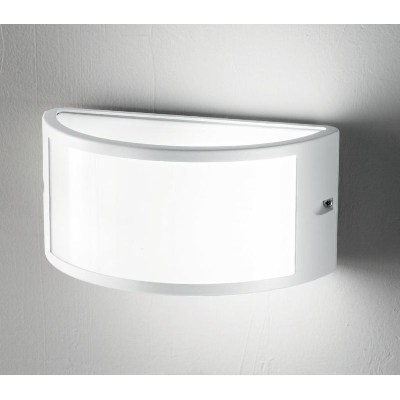 FABIUS APPLIQUE DA ESTERNO IP44 NERO BIANCO ARGENTO MODERNA ED ECONOMICA DI CICIRIELLO ONDALUCE CICIRIELLO - Cristalensi Shop On
