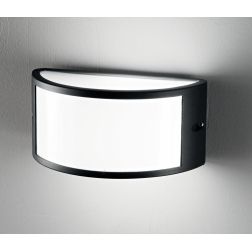 FABIUS APPLIQUE DA ESTERNO IP44 NERO BIANCO ARGENTO MODERNA ED ECONOMICA DI CICIRIELLO ONDALUCE CICIRIELLO - Cristalensi Shop On