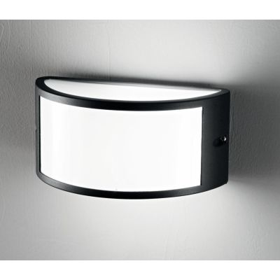 FABIUS APPLIQUE DA ESTERNO IP44 NERO BIANCO ARGENTO MODERNA ED ECONOMICA DI CICIRIELLO ONDALUCE CICIRIELLO - Cristalensi Shop On