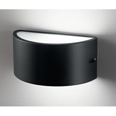 LINUS LAMPADA DA PARETE PER ESTERNI IP44 NERO BIANCO ARGENTO MODERNA ED ECONOMICA DI CICIRIELLO ONDALUCE CICIRIELLO - Cristalens