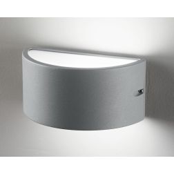 LINUS LAMPADA DA PARETE PER ESTERNI IP44 NERO BIANCO ARGENTO MODERNA ED ECONOMICA DI CICIRIELLO ONDALUCE CICIRIELLO - Cristalens 2