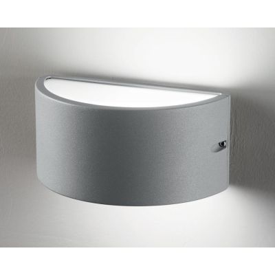 LINUS LAMPADA DA PARETE PER ESTERNI IP44 NERO BIANCO ARGENTO MODERNA ED ECONOMICA DI CICIRIELLO ONDALUCE CICIRIELLO - Cristalens