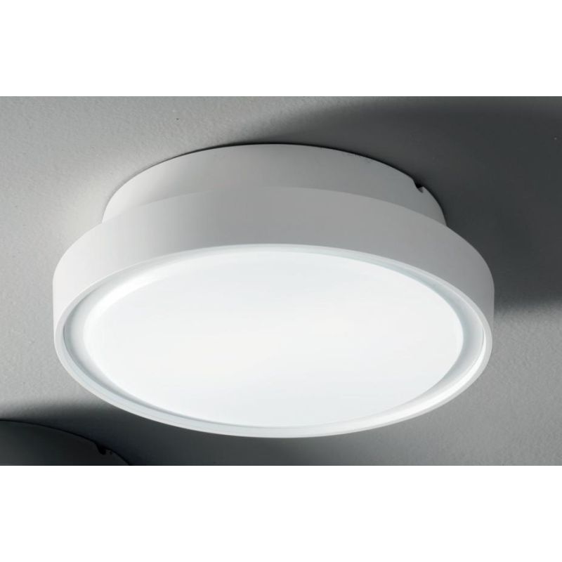 PETAR PLAFONIERA ROTONDA DA ESTERNO IP65 ANTI SALSEDINE GRIGIO,BIANCO O ANTRACITE MODERNA ONDALUCE CICIRIELLO - Cristalensi Shop