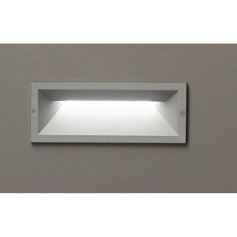 SHADE LAMPADA DA INCASSO PER ESTERNO 13W - IP65 NERO ARGENTO DI CICIRIELLO ONDALUCE CICIRIELLO - Cristalensi Shop Online