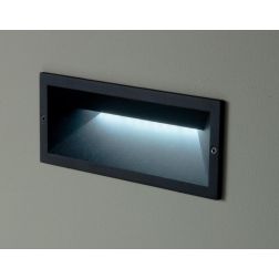 SHADE LAMPADA DA INCASSO PER ESTERNO 13W - IP65 NERO ARGENTO DI CICIRIELLO ONDALUCE CICIRIELLO - Cristalensi Shop Online 2