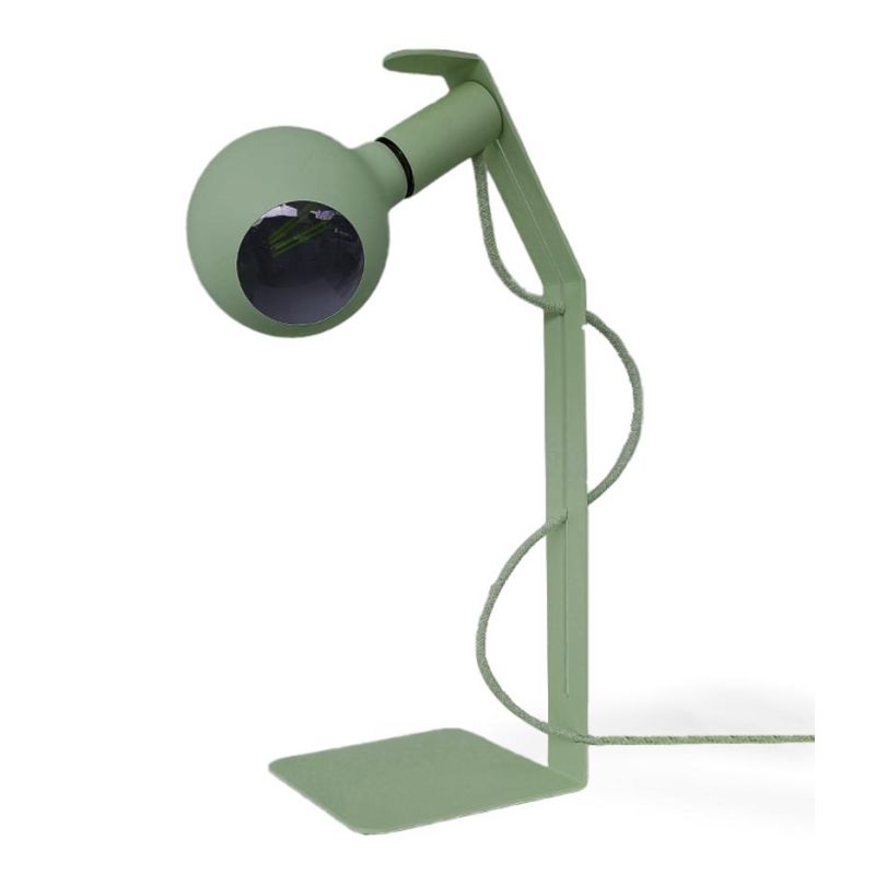 KOSO CAMO LAMPADA DA TAVOLO MODERNA CON PORTALAMPADA MAGNETICO METALLO 8 COLORI LAMPADINA 7W LED INCLUSA Filotto News - Cristale