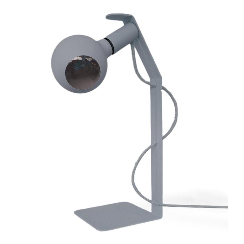 KOSO CAMO LAMPADA DA TAVOLO MODERNA CON PORTALAMPADA MAGNETICO METALLO 8 COLORI LAMPADINA 7W LED INCLUSA Filotto News - Cristale