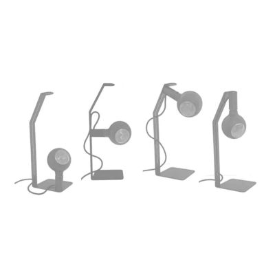 KOSO LUCIA LAMPADA DA TAVOLO MODERNA CON PORTALAMPADA MAGNETICO METALLO 8 COLORI LAMPADINA 7W LED INCLUSA Filotto News - Cristal