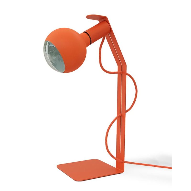 KOSO LUCIA LAMPADA DA TAVOLO MODERNA CON PORTALAMPADA MAGNETICO METALLO 8 COLORI LAMPADINA 7W LED INCLUSA Filotto News - Cristal