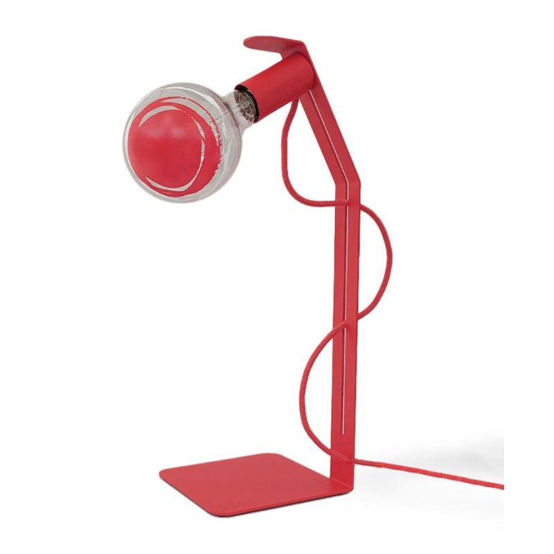 KOSO PUNCTO LAMPADA DA TAVOLO MODERNA CON PORTALAMPADA MAGNETICO METALLO 8 COLORI LAMPADINA 4.5W LED INCLUSA Filotto News - Cris