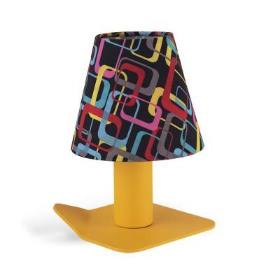 IRIDE AUDREY LAMPADA DA TAVOLO IN METALLO 8 COLORI CON ORIGINALI PARALUMI A FANTASIA LAMPADINA INCLUSA 4,5W Filotto News - Crist
