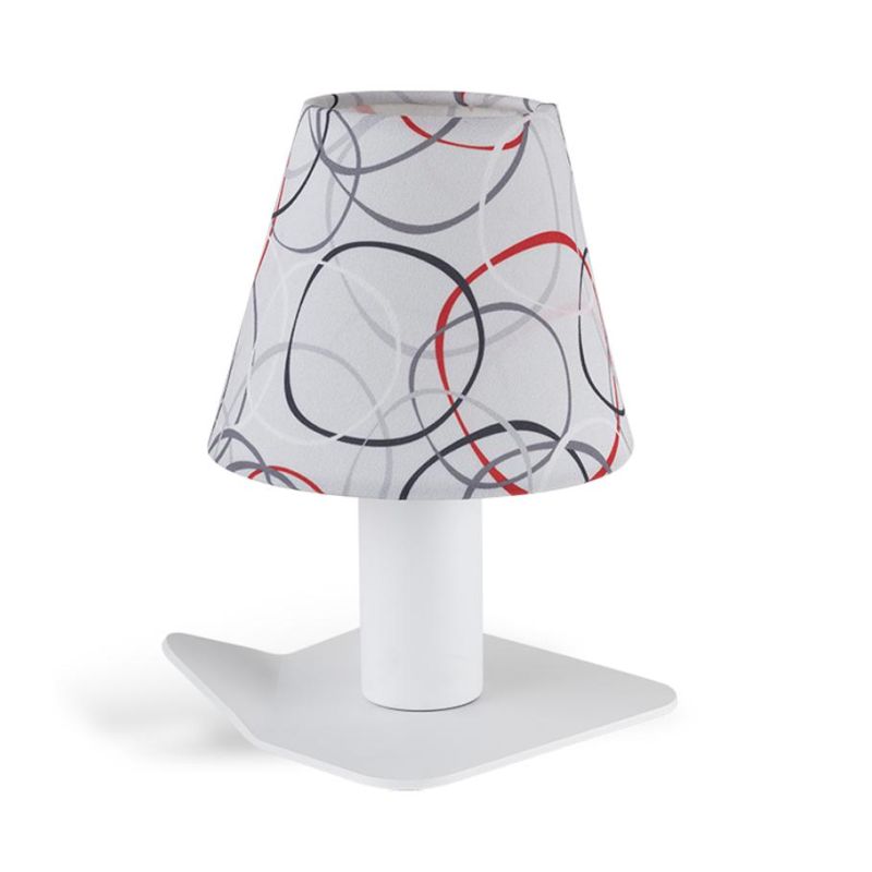IRIDE AUDREY LAMPADA DA TAVOLO IN METALLO 8 COLORI CON ORIGINALI PARALUMI A FANTASIA LAMPADINA INCLUSA 4,5W Filotto News - Crist