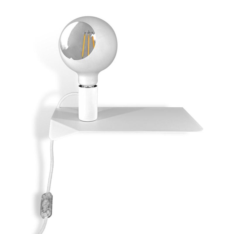 COMBO CAMO APPLIQUE MENSOLA MAGNETICA IN METALLO 8 COLORI LAMPADINA INCLUSA DA 7W DESIGN MODERNO Filotto News - Cristalensi Shop