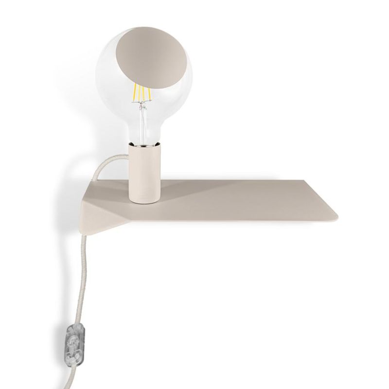 COMBO SOFIA APPLIQUE MENSOLA MAGNETICA IN METALLO 8 COLORI LAMPADINA INCLUSA DA 4.5W DESIGN MODERNO Filotto News - Cristalensi S