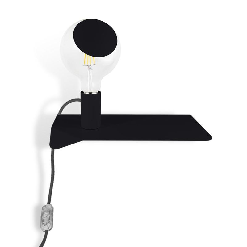 COMBO SOFIA APPLIQUE MENSOLA MAGNETICA IN METALLO 8 COLORI LAMPADINA INCLUSA DA 4.5W DESIGN MODERNO Filotto News - Cristalensi S