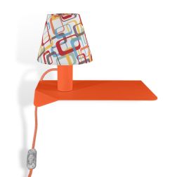 COMBO AUDREY APPLIQUE MENSOLA IN METALLO 8 COLORI CON ORIGINALI PARALUMI A FANTASIA LAMPADINA INCLUSA 4,5W Filotto News - Crista 2