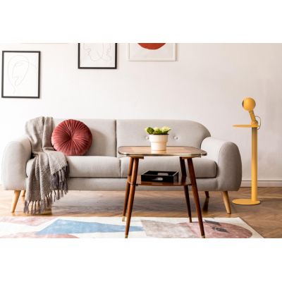 ROCCO PLUG PIANTANA CON TAVOLINO IN METALLO 8 COLORI ALTEZZA CM 82 CON LAMPADINA INCLUSA DA 7W Filotto News - Cristalensi Shop O