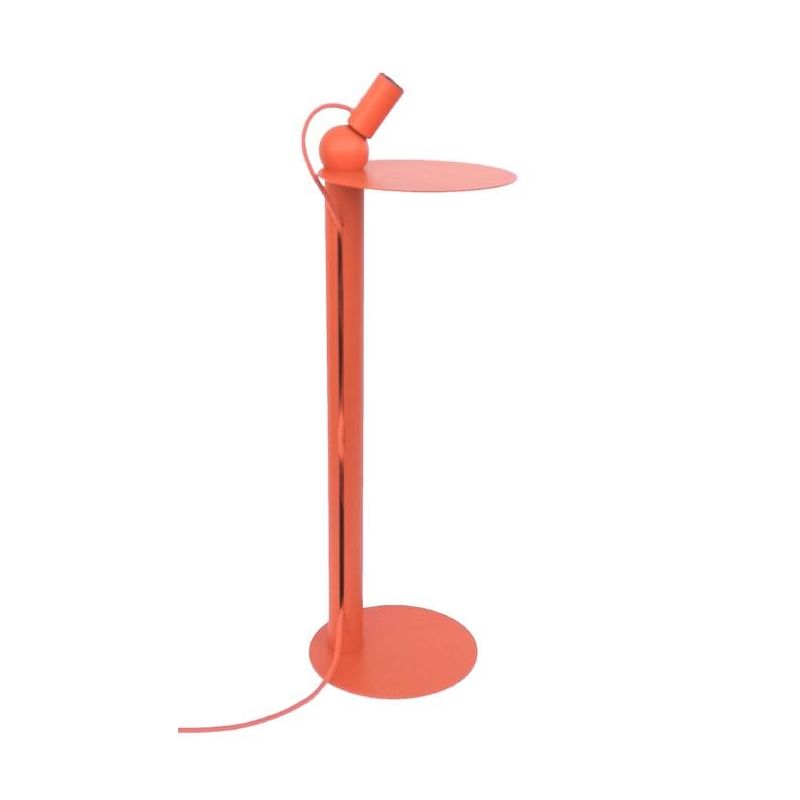 ROCCO PLUG PIANTANA CON TAVOLINO IN METALLO 8 COLORI ALTEZZA CM 82 CON LAMPADINA INCLUSA DA 7W Filotto News - Cristalensi Shop O