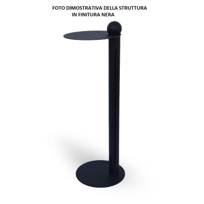 ROCCO PLUG PIANTANA CON TAVOLINO IN METALLO 8 COLORI ALTEZZA CM 82 CON LAMPADINA INCLUSA DA 7W Filotto News - Cristalensi Shop O