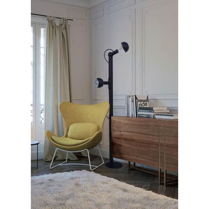 ROCCO XXL CAT PIANTANA 2 LUCI IN METALLO 8 COLORI ALTEZZA CM 157 CON LAMPADINE INCLUSE DA 7W CON CATENARIA MAGNETICA Filotto New