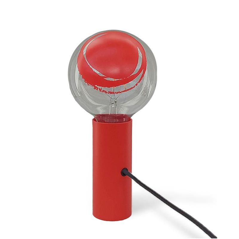 UGO PUNCTO PICCOLO LUMETTO ORIGINALE IN METALLO 8 COLORI ALTEZZA CM 13.5 CON LAMPADINA INCLUSA DA 4.5W Filotto News - Cristalens