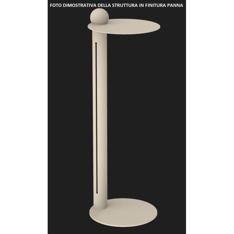 ROCCO PLUG PIANTANA CON TAVOLINO IN METALLO 8 COLORI ALTEZZA CM 82 CON LAMPADINA INCLUSA DA 7W Filotto News - Cristalensi Shop O