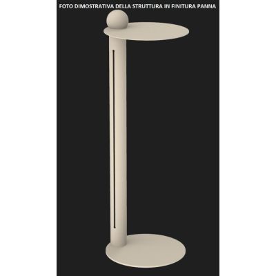 ROCCO PLUG PIANTANA CON TAVOLINO IN METALLO 8 COLORI ALTEZZA CM 82 CON LAMPADINA INCLUSA DA 7W Filotto News - Cristalensi Shop O