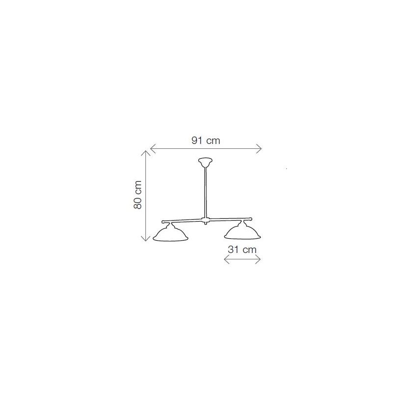 2237.B BILANCIERE IN OTTONE CON DIFFUSORI IN TERRACOTTA BIANCA TRAFORATA MADE IN ITALY RUSTICO CRISTALENSI CERAMICA - Cristalens