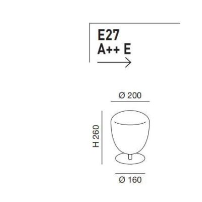 3518-30 GISELLA LAMPADA DA TAVOLO IN VETRO SOFFIATO COLORE AMBRA DI FABAS LUCE Fabas Luce - Cristalensi Shop Online