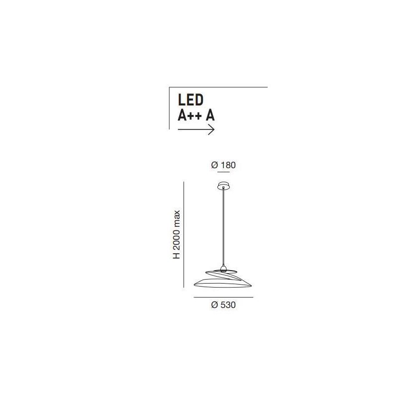3357-42 ARAGON SOSPENSIONE MODERNA A SPIRALE BIANCA LED INTEGRATO 18W DELLA FABAS LUCE Fabas Luce - Cristalensi Shop Online