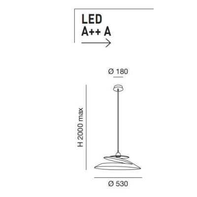 3357-42 ARAGON SOSPENSIONE MODERNA A SPIRALE BIANCA LED INTEGRATO 18W DELLA FABAS LUCE Fabas Luce - Cristalensi Shop Online