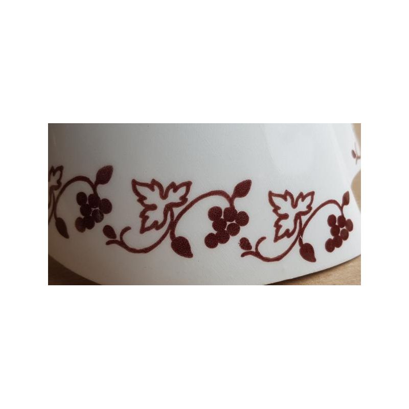 2029.A2 APPLIQUE 2 LUCI RUSTICA IN FERRO RUGGINE E DIFFUSORI IN TERRACOTTA BIANCA DECORATA MADE IN ITALY CRISTALENSI CERAMICA -