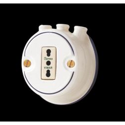 24 BIPRESA CON PIPE IN CERAMICA BIANCA CON DECORAZIONI IN 7 VARIANTI COLORE MADE IN ITALY CRISTALENSI CERAMICA - Cristalensi Sho