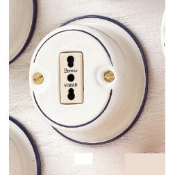 25 BIPRESA IN CERAMICA BIANCA CON DECORAZIONI IN 7 VARIANTI COLORE MADE IN ITALY CRISTALENSI CERAMICA - Cristalensi Shop Online 2