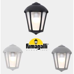 FABIO MEZZA LANTERNA CLASSICA IN RESINA NERA, GRIGIA O BIANCO IP55 FUMAGALLI MADE IN ITALY DARK LIGHT - Cristalensi Shop Online