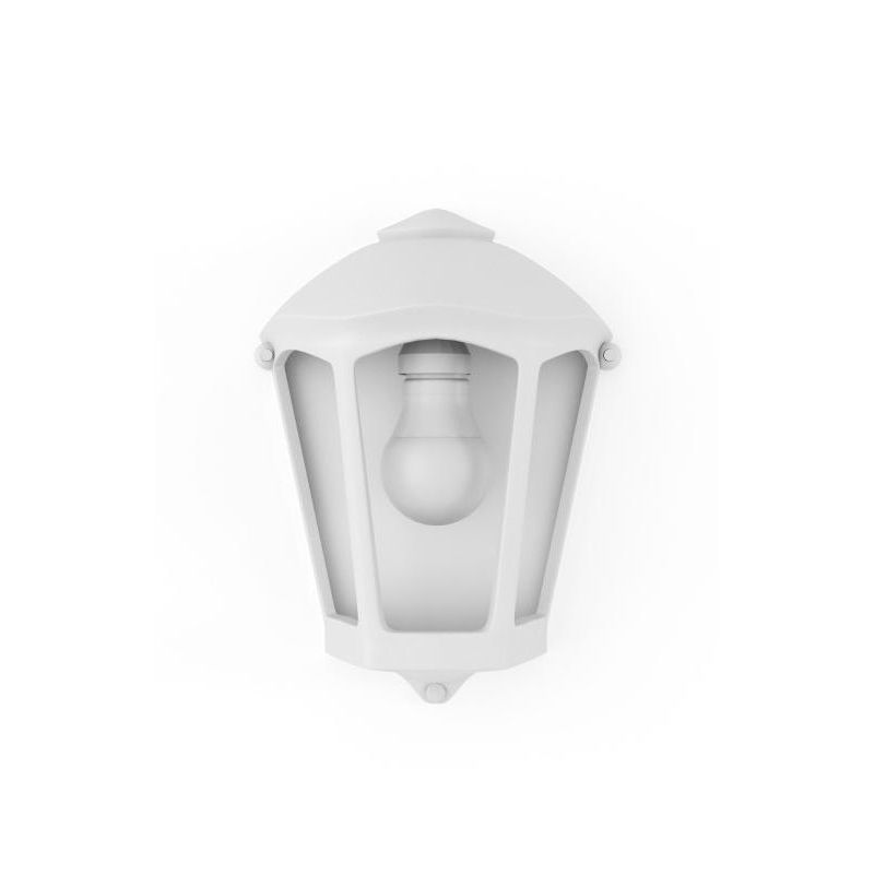 FABIO MEZZA LANTERNA CLASSICA IN RESINA NERA, GRIGIA O BIANCO IP55 FUMAGALLI MADE IN ITALY DARK LIGHT - Cristalensi Shop Online