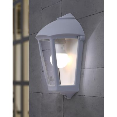 FABIO MEZZA LANTERNA CLASSICA IN RESINA NERA, GRIGIA O BIANCO IP55 FUMAGALLI MADE IN ITALY DARK LIGHT - Cristalensi Shop Online