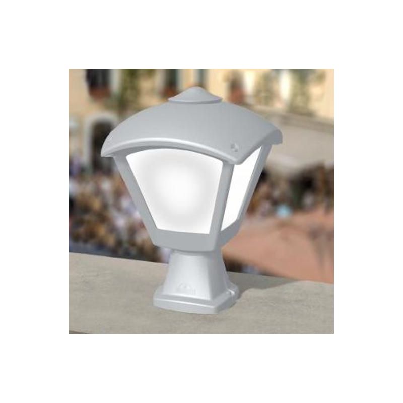 DISMA-ROBY PALETTO IN RESINA ALTEZZA CM 29 IP55 3 COLORI VETRO OPALE MADE IN ITALY FUMAGALLI DARK LIGHT - Cristalensi Shop Onlin