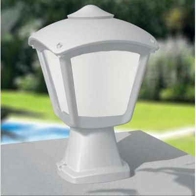 DISMA-ROBY PALETTO IN RESINA ALTEZZA CM 29 IP55 3 COLORI VETRO OPALE MADE IN ITALY FUMAGALLI DARK LIGHT - Cristalensi Shop Onlin