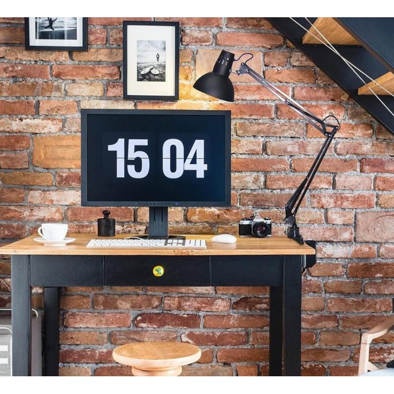 ARNO LAMPADA DA TAVOLO CON MORSETTO IN METALLO 3 COLORI CON BRACCI SNODATI E DIFFUSORE ORIENTABILE DARK LIGHT - Cristalensi Shop