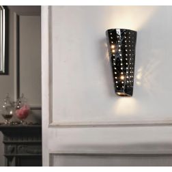 APPLIQUE DA PARETE STILE RUSTICO IN TERRACOTTA DECORATA EFFETTO MARMO PRODOTTO MADE IN ITALY IMAS - Cristalensi Shop Online 2