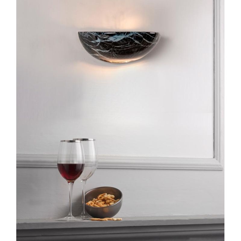 APPLIQUE CLASSICA A VASCHETTA IN TERRACOTTA DECORATA EFFETTO MARMO MADE IN ITALY DELLA IMAS IMAS - Cristalensi Shop Online