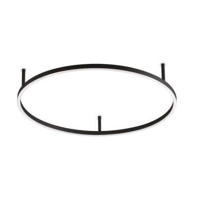 PLAFONIERA FORMA CIRCOLARE 3 MISURE LED INTEGRATO LUCE 3000K BIANCA O NERA CRISTALENSI - Cristalensi Shop Online