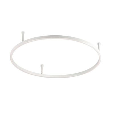 PLAFONIERA FORMA CIRCOLARE 3 MISURE LED INTEGRATO LUCE 3000K BIANCA O NERA CRISTALENSI - Cristalensi Shop Online