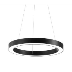 ORACLE SOSPENSIONE MODERNA AD ANELLO 3 MISURE BIANCO O NERO LED INTEGRATO LUCE 3000K Ideal Lux - Cristalensi Shop Online 2